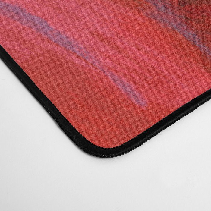 red leaves abstract art Desk Mat Gallery Image 4