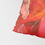 red leaves abstract art Pillow Sham Gallery Image 4