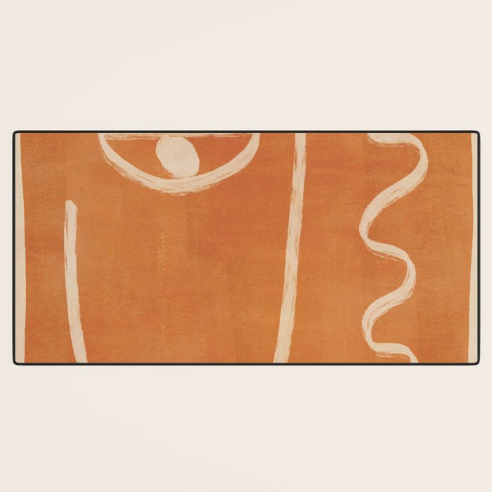 Abstract Face 26 Desk Mat Gallery Image 3