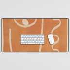 Abstract Face 26 Desk Mat Gallery Image 1