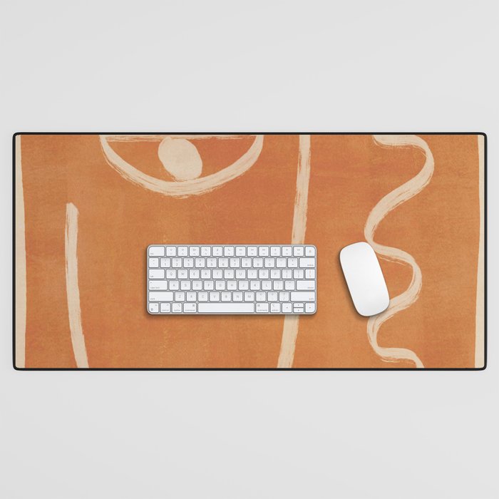 Abstract Face 26 Desk Mat Gallery Image 1