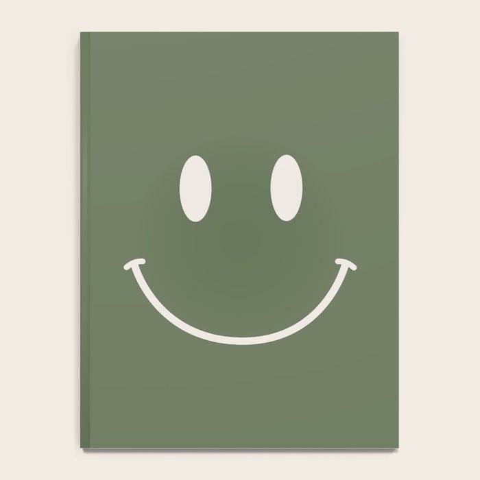 Smile Muted Green Notebook Gallery Image 4