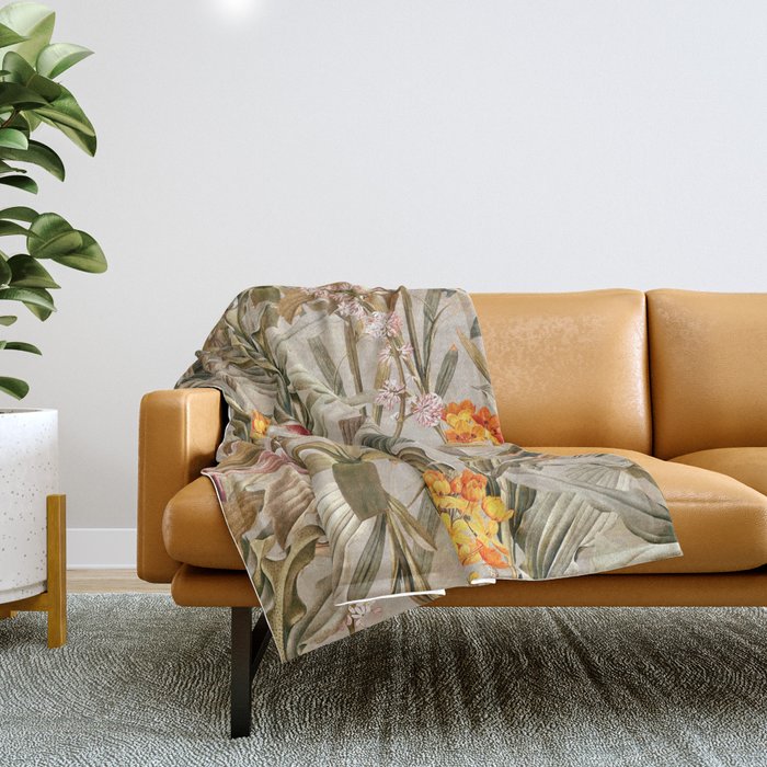Magical Garden XI Throw Blanket Gallery Image 1