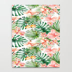 Tropical Jungle Hibiscus Flowers - Floral Notebook Gallery Image 4