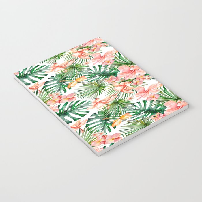 Tropical Jungle Hibiscus Flowers - Floral Notebook Gallery Image 3