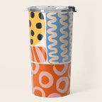 Mid Century Collage | PATTERN 03: The Retro Edition Travel Mug Gallery Image 2