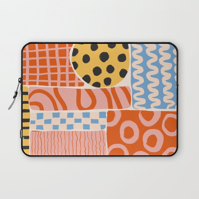 Mid Century Collage | PATTERN 03: The Retro Edition Laptop Sleeve Gallery Image 1