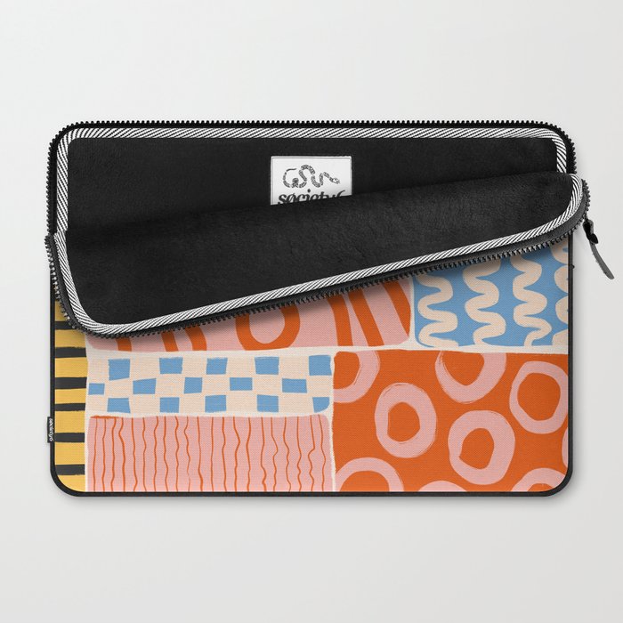 Mid Century Collage | PATTERN 03: The Retro Edition Laptop Sleeve Gallery Image 2