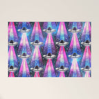 Cosmic UFO Welcome Mat Gallery Image 1