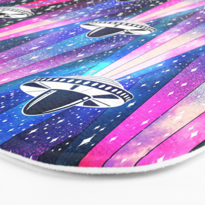 Cosmic UFO Bath Mat Gallery Image 3