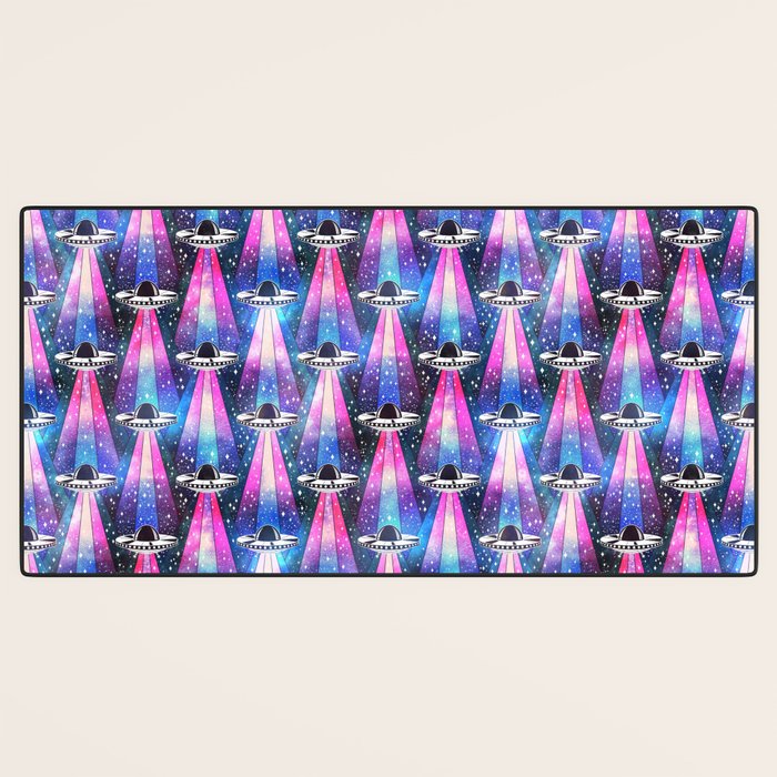 Cosmic UFO Desk Mat Gallery Image 3