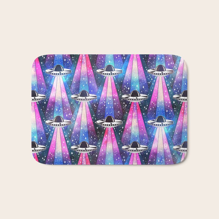 Cosmic UFO Bath Mat Gallery Image 1