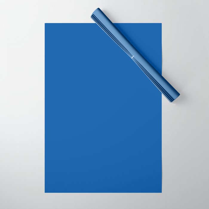 Sapphire Blue Wrapping Paper Gallery Image 1