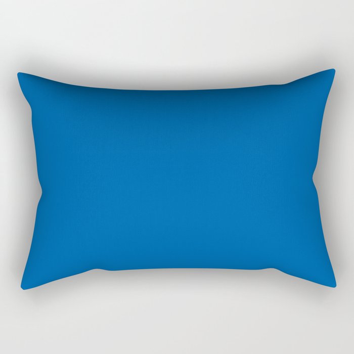 Sapphire Blue Rectangular Pillow Gallery Image 1