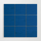 Sapphire Blue Wood Wall Art Gallery Image 1