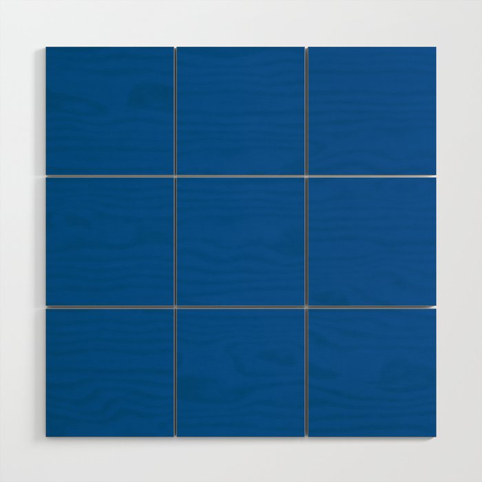 Sapphire Blue Wood Wall Art Gallery Image 1