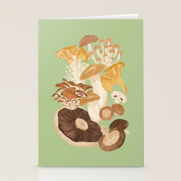 Mushrooms Stationery Card Gallery Image 1