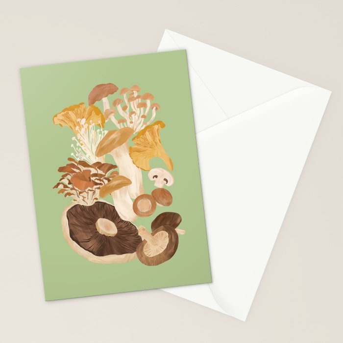 Mushrooms Stationery Card Gallery Image 2