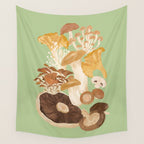 Mushrooms Wall Tapestry Gallery Image 4