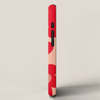 Red flower pattern  iPhone Case Gallery Image 2