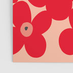 Red flower pattern  Poster Gallery Image 3