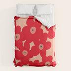 Red flower pattern  Duvet Cover Gallery Image 6