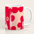 Red flower pattern  Coffee Mug Gallery Image 1