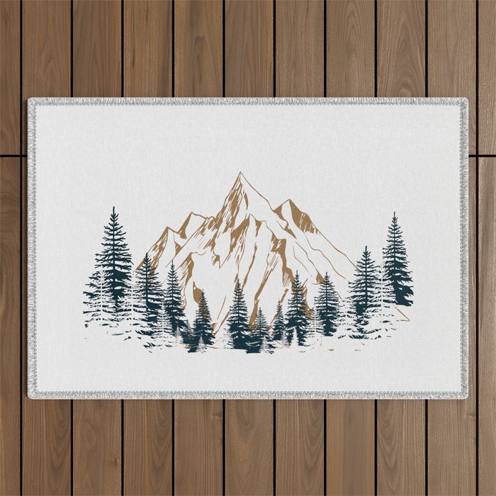 mountain 4 Outdoor Rug Gallery Image 1