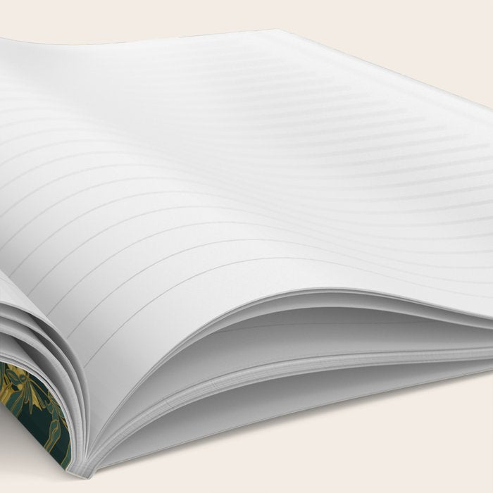 Drawing of exotic birds in the dark jungle Notebook Gallery Image 2