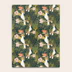 Drawing of exotic birds in the dark jungle Notebook Gallery Image 4