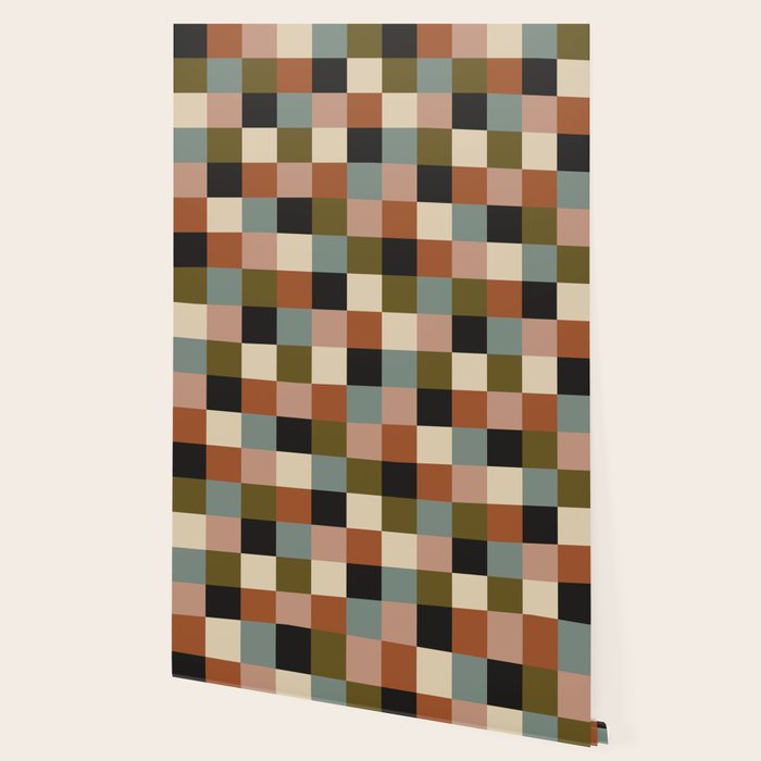 Bold Colorful Checks Pattern - Small II Wallpaper Gallery Image 2