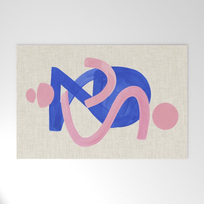 Blue Moon Bounce Welcome Mat Gallery Image 1