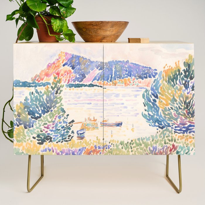 Cap NeÌgre by Henri-Edmond Cross 1909 French Cottage Mountain Country and Farmhouse Aesthetic Credenza Gallery Image 1