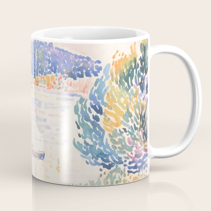 Cap NeÌgre by Henri-Edmond Cross 1909 French Cottage Mountain Country and Farmhouse Aesthetic Coffee Mug Gallery Image 1