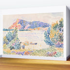 Cap NeÌgre by Henri-Edmond Cross 1909 French Cottage Mountain Country and Farmhouse Aesthetic Wall Mural Gallery Image 2