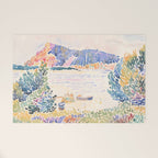 Cap NeÌgre by Henri-Edmond Cross 1909 French Cottage Mountain Country and Farmhouse Aesthetic Welcome Mat Gallery Image 1