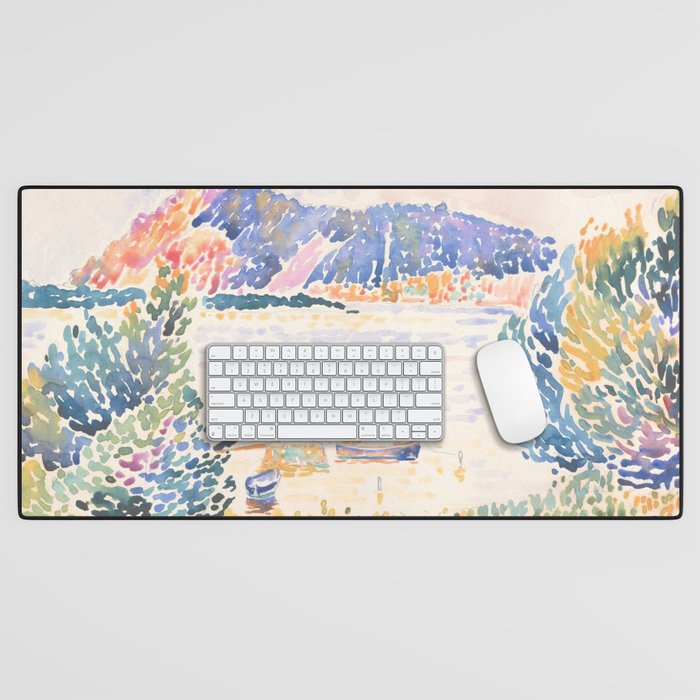 Cap NeÌgre by Henri-Edmond Cross 1909 French Cottage Mountain Country and Farmhouse Aesthetic Desk Mat Gallery Image 1