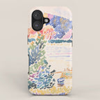 Cap NeÌgre by Henri-Edmond Cross 1909 French Cottage Mountain Country and Farmhouse Aesthetic iPhone Case Gallery Image 1