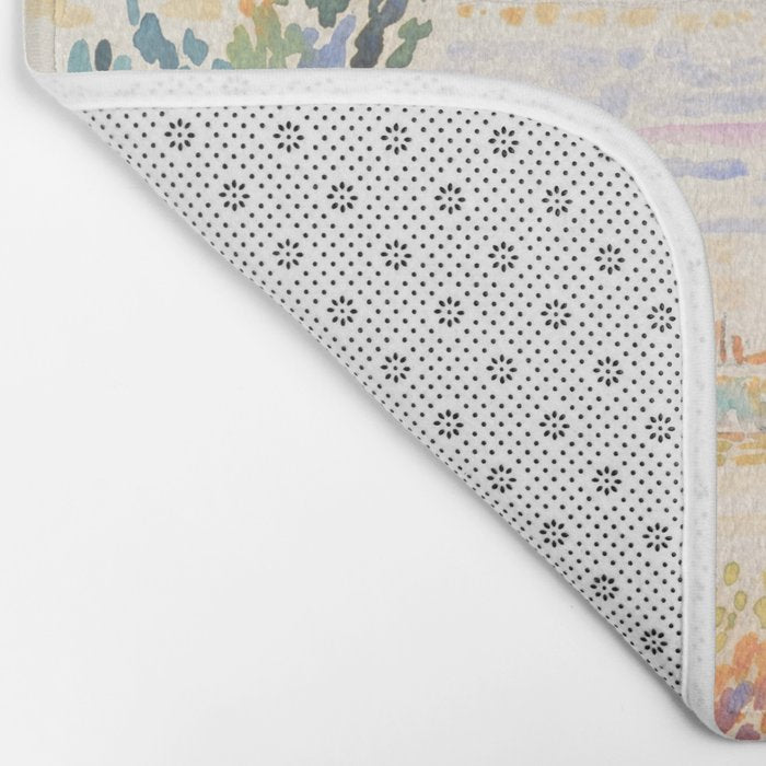 Cap NeÌgre by Henri-Edmond Cross 1909 French Cottage Mountain Country and Farmhouse Aesthetic Bath Mat Gallery Image 2