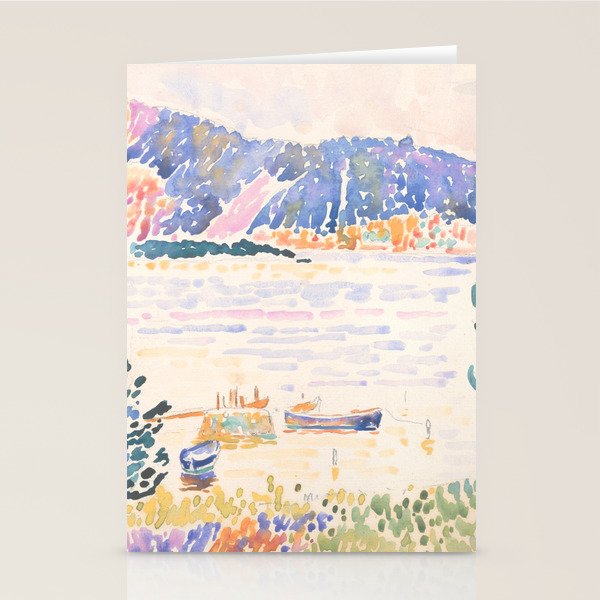 Cap NeÌgre by Henri-Edmond Cross 1909 French Cottage Mountain Country and Farmhouse Aesthetic Stationery Card Gallery Image 2