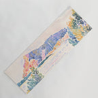 Cap NeÌgre by Henri-Edmond Cross 1909 French Cottage Mountain Country and Farmhouse Aesthetic Yoga Mat Gallery Image 1