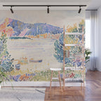 Cap NeÌgre by Henri-Edmond Cross 1909 French Cottage Mountain Country and Farmhouse Aesthetic Wall Mural Gallery Image 1