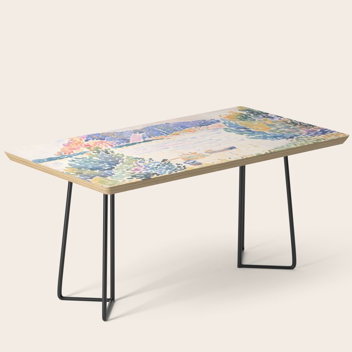 Cap NeÌgre by Henri-Edmond Cross 1909 French Cottage Mountain Country and Farmhouse Aesthetic Coffee Table Gallery Image 1