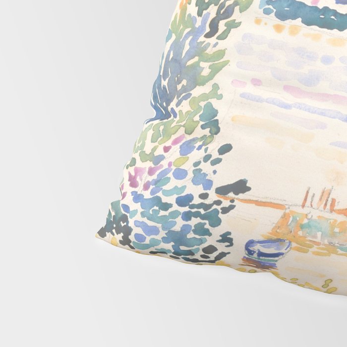 Cap NeÌgre by Henri-Edmond Cross 1909 French Cottage Mountain Country and Farmhouse Aesthetic Pillow Sham Gallery Image 4