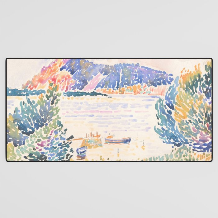 Cap NeÌgre by Henri-Edmond Cross 1909 French Cottage Mountain Country and Farmhouse Aesthetic Desk Mat Gallery Image 3