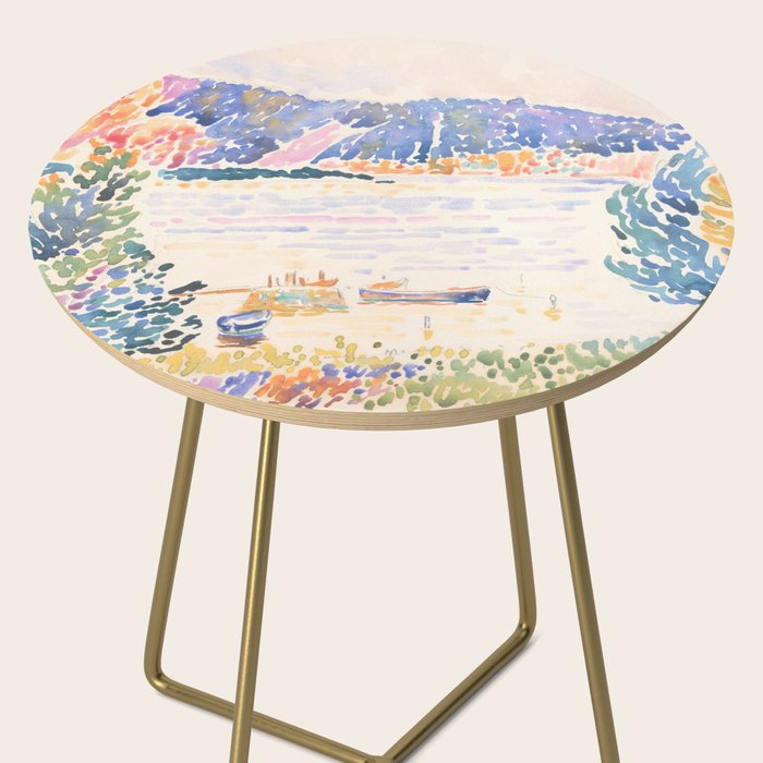 Cap NeÌgre by Henri-Edmond Cross 1909 French Cottage Mountain Country and Farmhouse Aesthetic Side Table Gallery Image 2