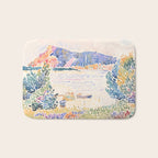 Cap NeÌgre by Henri-Edmond Cross 1909 French Cottage Mountain Country and Farmhouse Aesthetic Bath Mat Gallery Image 1