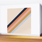 Retro stripes Wall Mural Gallery Image 2