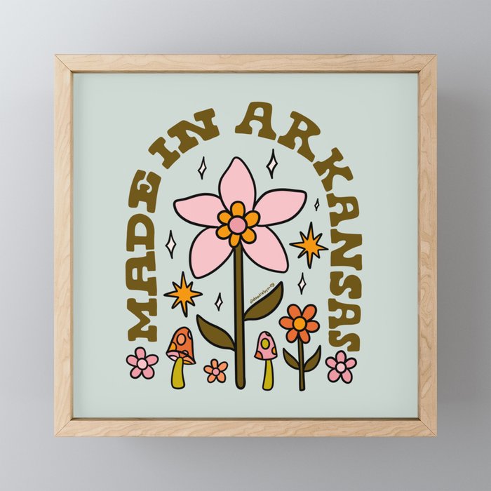 Made In Arkansas Mini Art Print Gallery Image 1