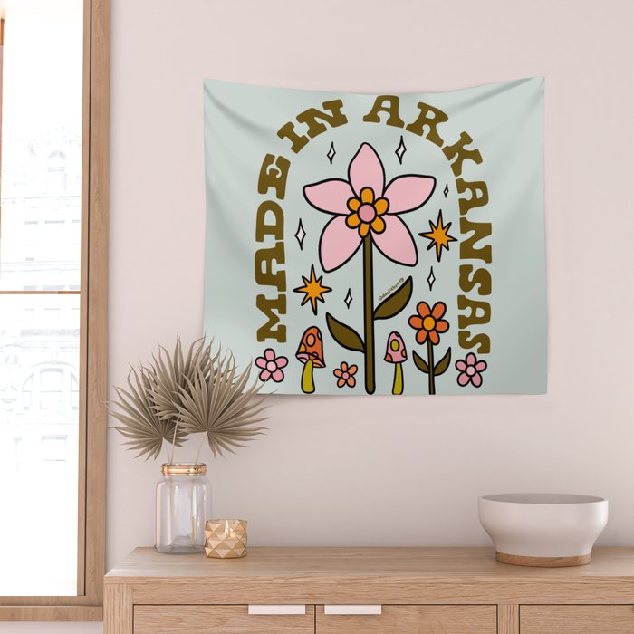 Made In Arkansas Wall Tapestry Gallery Image 2